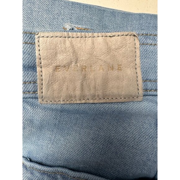 Everlane Womens Mariner Jeans 28R Wide Leg High Rise READ Med Wash Stretch - Picture 10 of 13